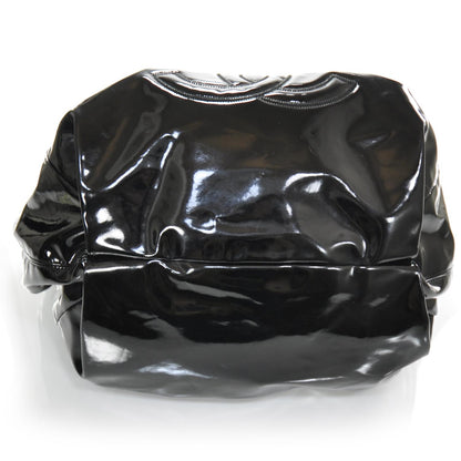 Chanel Vinyl Stretch Spirit Large Cabas Tote Black 4 of 9