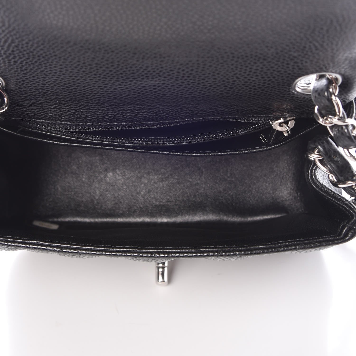 Chanel Caviar Quilted Mini Square Flap Black 5 of 8