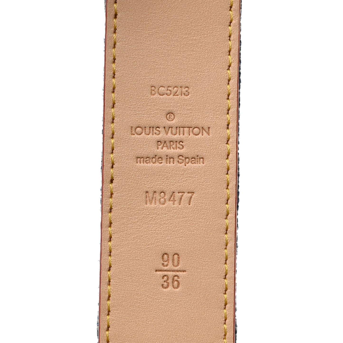 Denim Flowergram Ardillon 30mm Belt 90 36 Blue