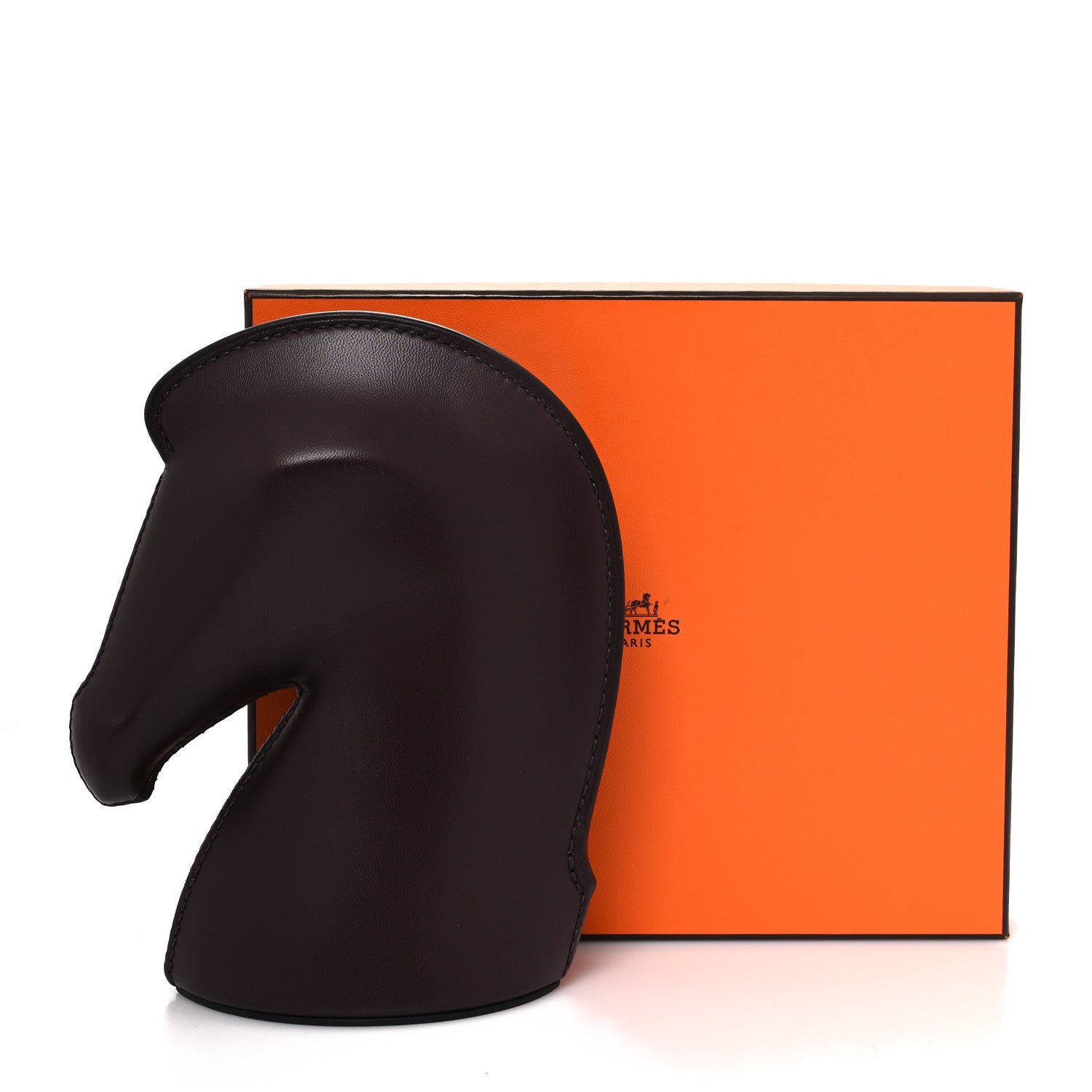Hermes Milo Lambskin Samarcande Paperweight Rouge Sellier 6 of 6