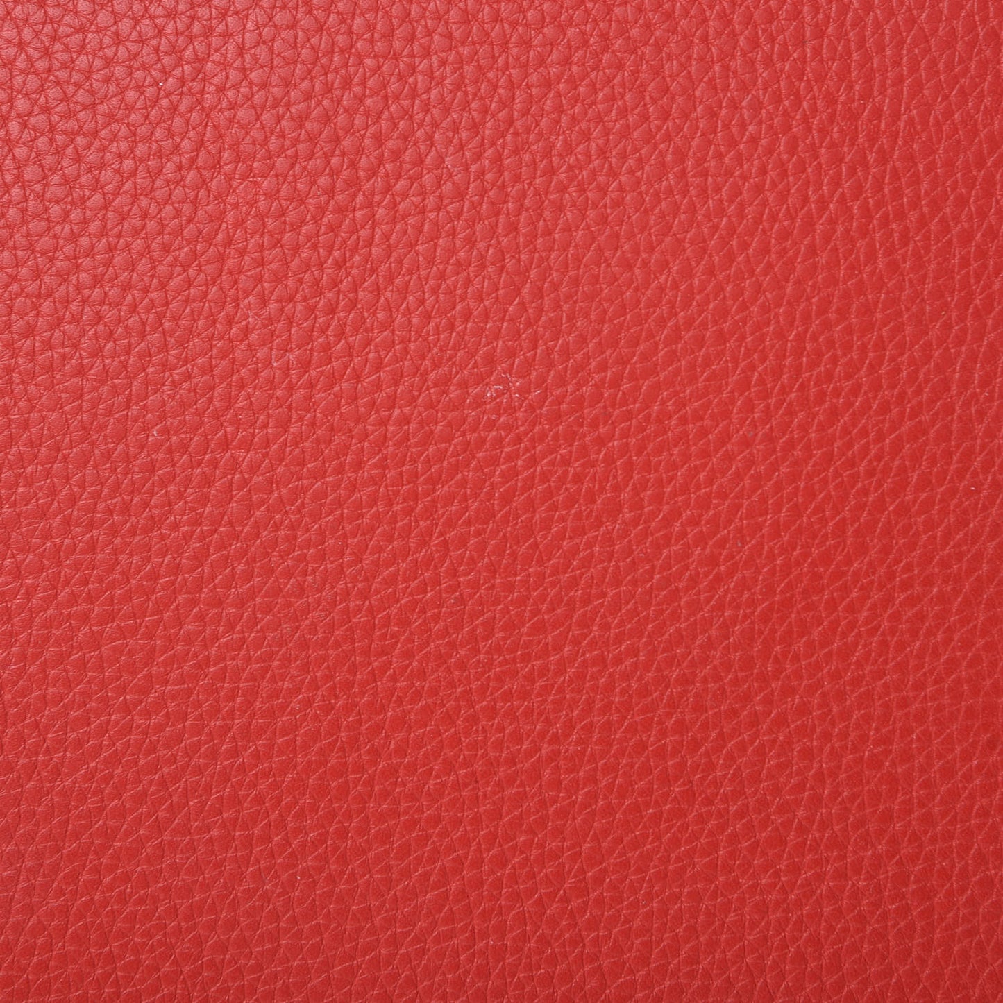 Drummed Calfskin Suede Medium Trapeze Coquelicot