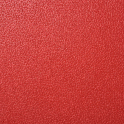 Celine Drummed Calfskin Suede Medium Trapeze Coquelicot 16 of 17