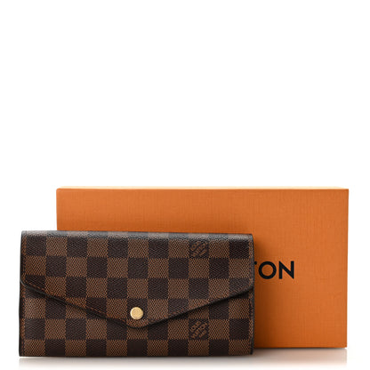 Louis Vuitton Damier Ebene Sarah Wallet NM 9 of 9