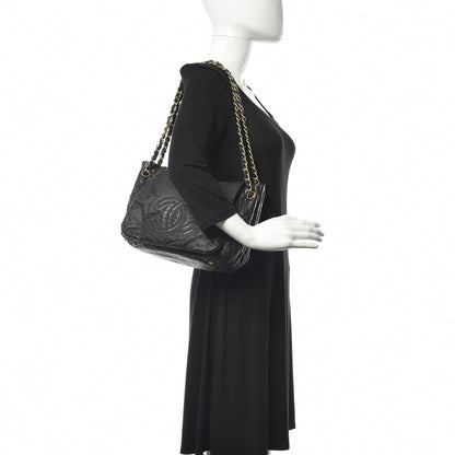 Chanel Vinyl Medium Rock and Chain Flap Black 2 of 13