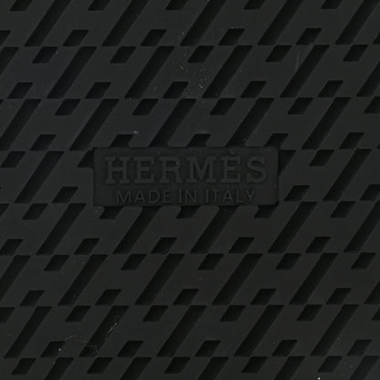 Hermes Calfskin Mens Chypre Sandals 44 Naturel Safari Black 8 of 8