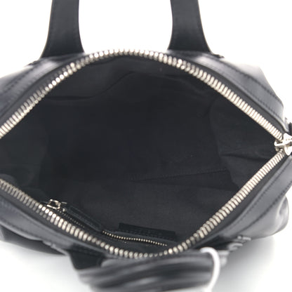 Givenchy Waxed Calfskin Small Nightingale Logo Strap Black 6 of 11