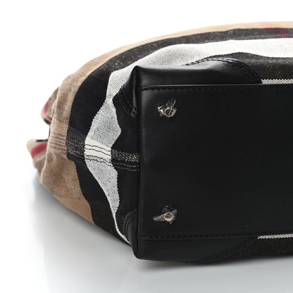 Burberry Canvas Mega Check Medium Maidstone Black 9 of 10