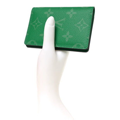 Louis Vuitton Taigarama Pocket Organizer NM Cactus Green 2 of 7