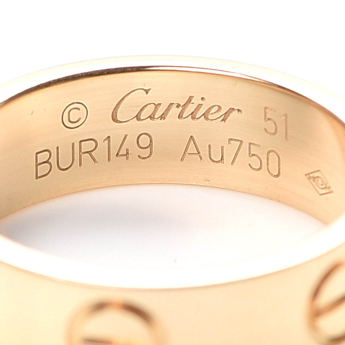 Cartier 18K Yellow Gold 5.5mm LOVE Ring 51 5.75 4 of 6