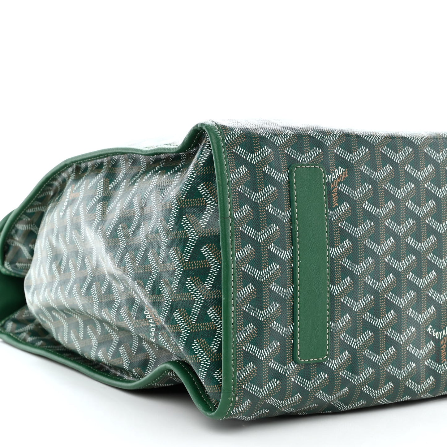 Goyardine Saint Leger Soft Briefcase Backpack Green