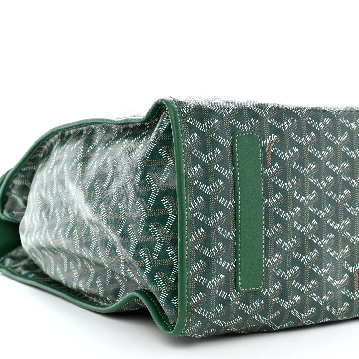 Goyard Goyardine Saint Leger Soft Briefcase Backpack Green 9 of 10