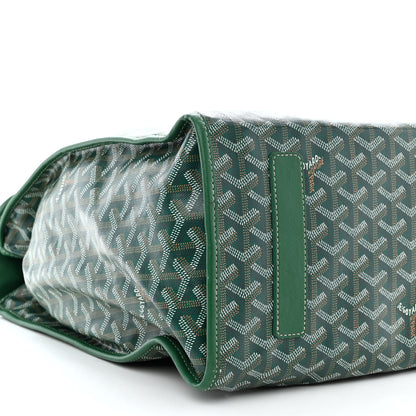 Goyard Goyardine Saint Leger Soft Briefcase Backpack Green 9 of 10