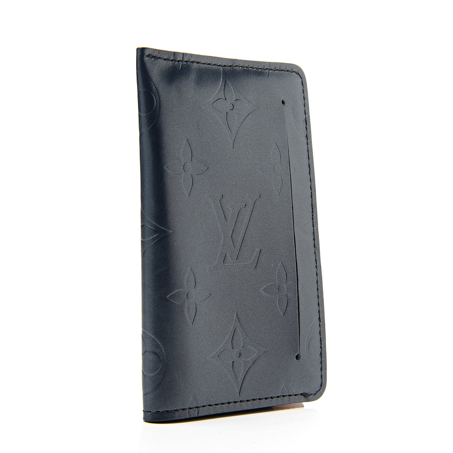 Louis Vuitton Mat Monogram Key Case Blue 2 of 5