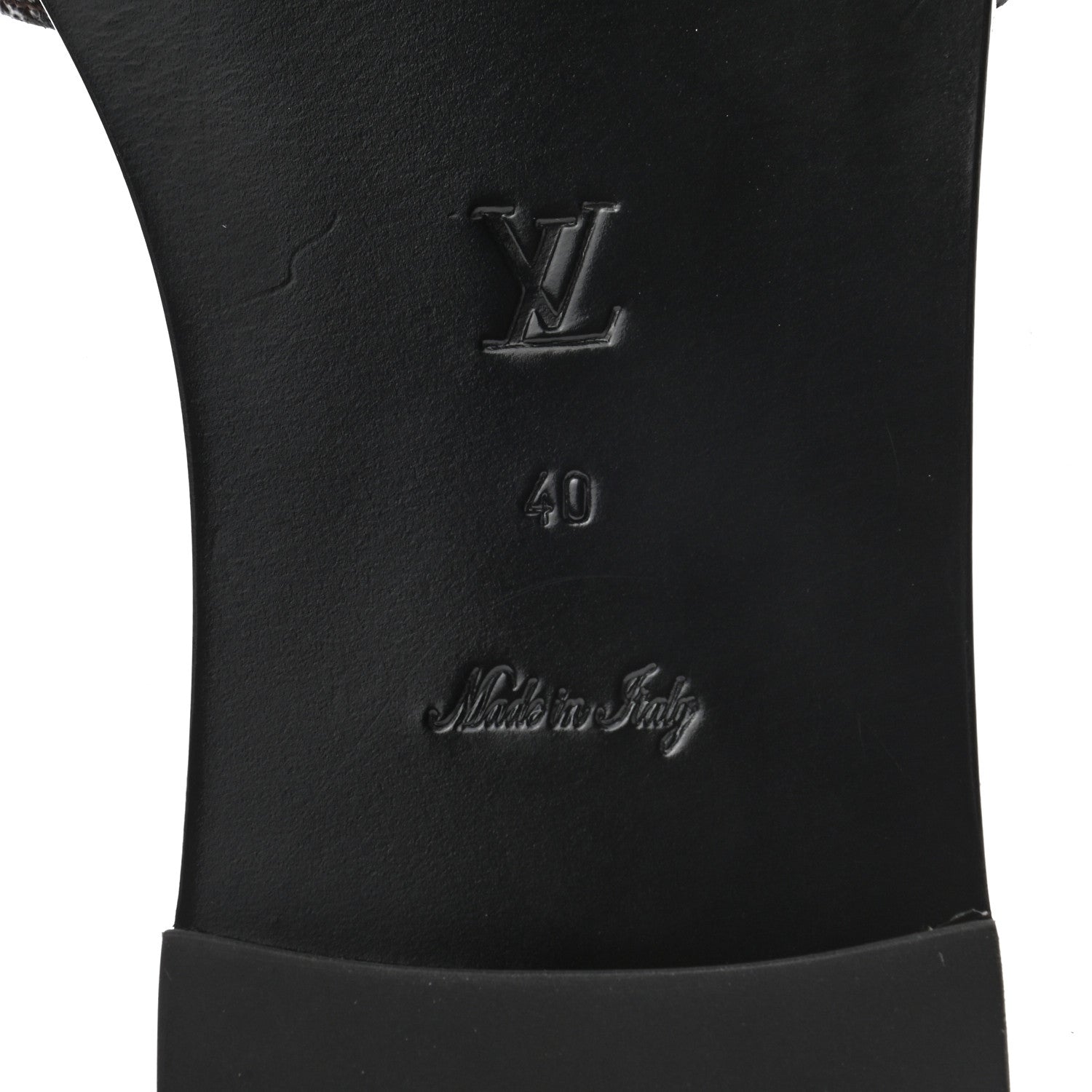 Louis Vuitton Patent Monogram Lock It Flat Mules 40 6 of 8