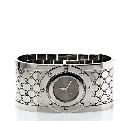 Gucci Stainless Steel 33mm Twirl Quartz Watch Brown 2 of 6