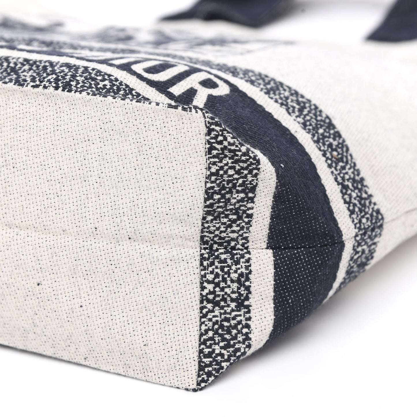 Canvas Print Cruise Tote Ivory Black
