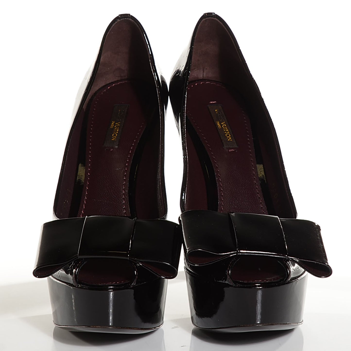 Vernis True Peep Toe Pumps 39 Black