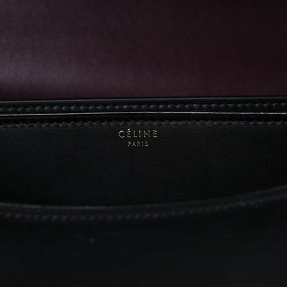 Celine Smooth Calfskin Large Case Chain Flap Black 5 of 16