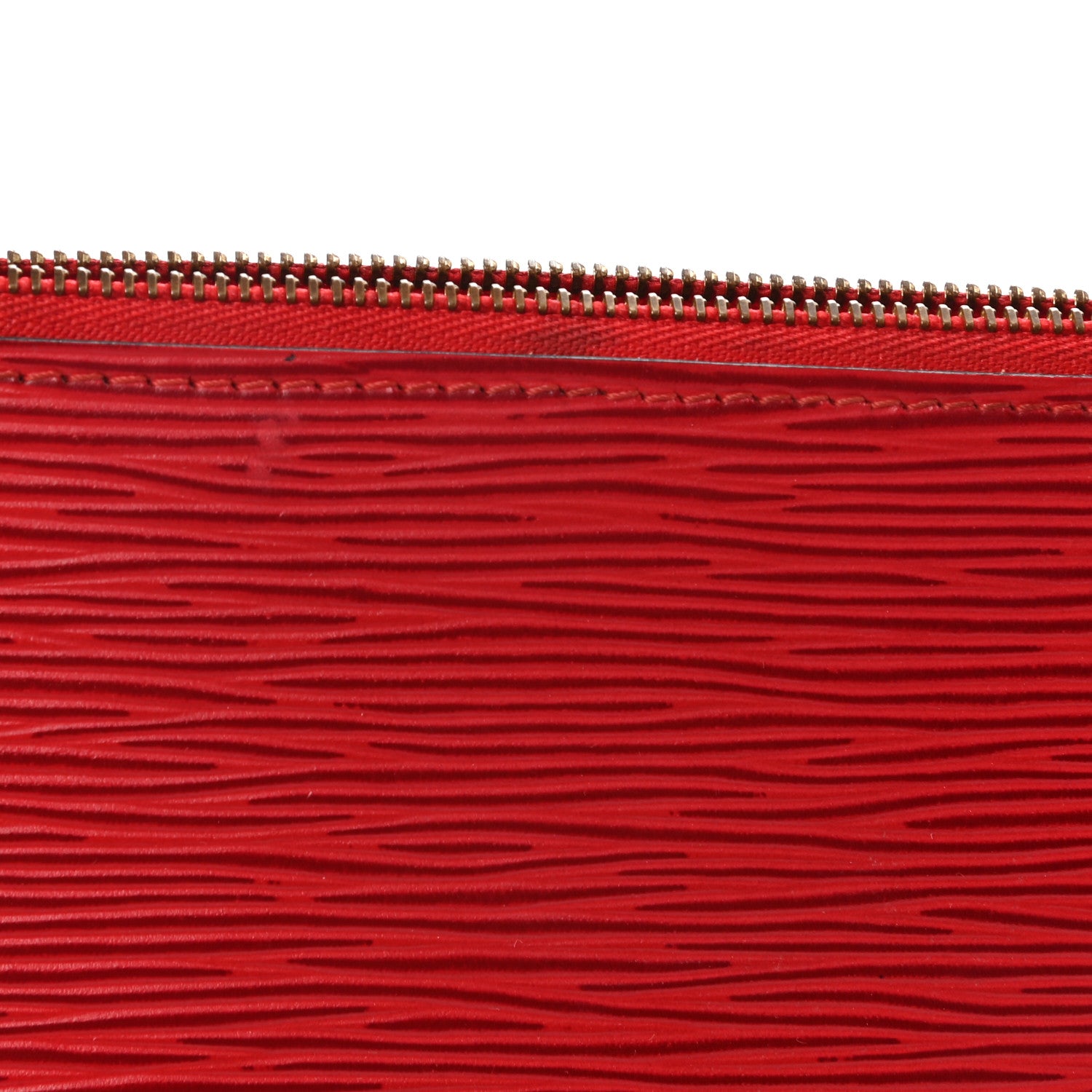 Louis Vuitton Epi Pochette Accessories 24 Castillan Red 9 of 11