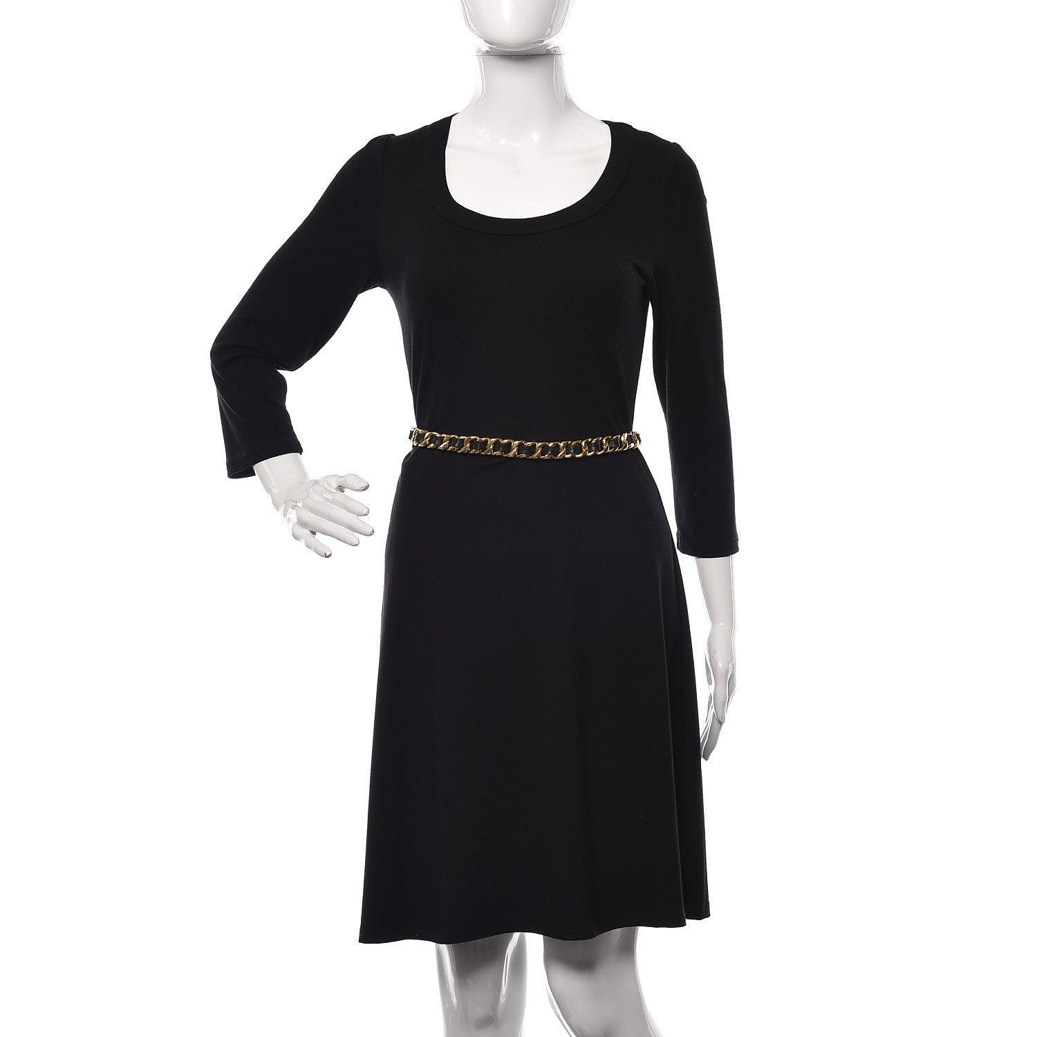 Chanel Lambskin Chain CC Belt Black Gold 2 of 5
