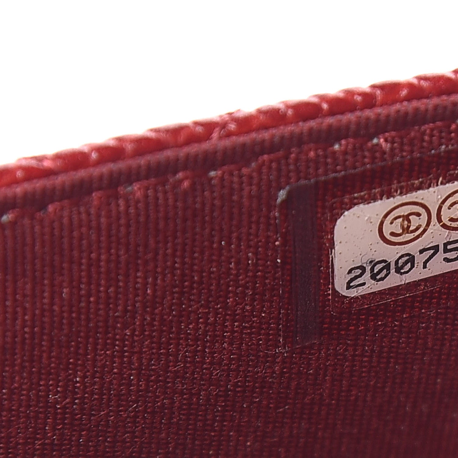Chanel Caviar Quilted Boy Wallet On Chain WOC Red 8 of 13