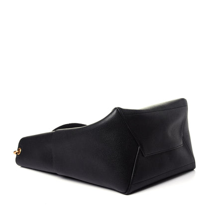 Celine Soft Grained Calfskin Sangle Bucket Bag Black 4 of 10