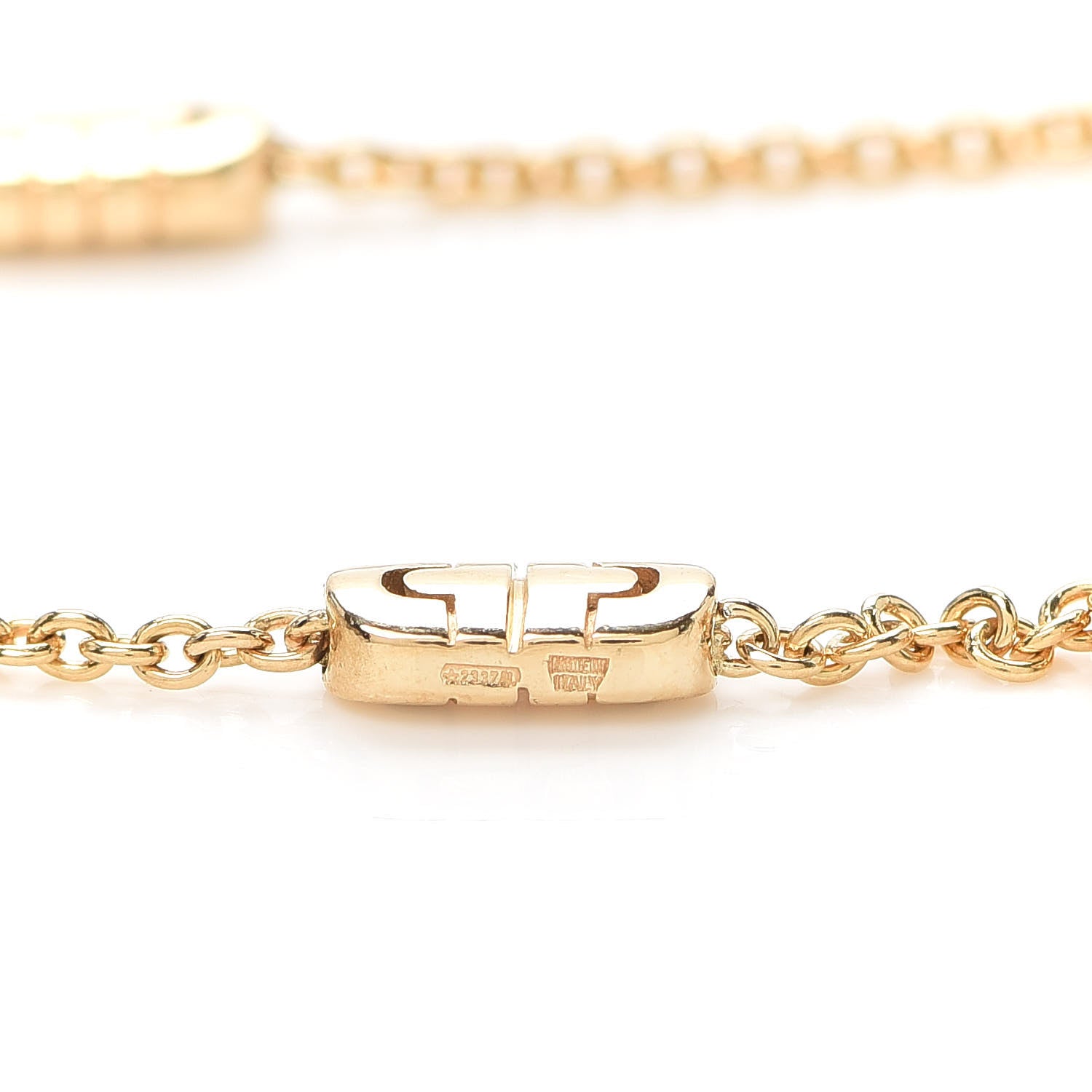 Bulgari 18K Yellow Gold Parentesi Chain Bracelet 5 of 5