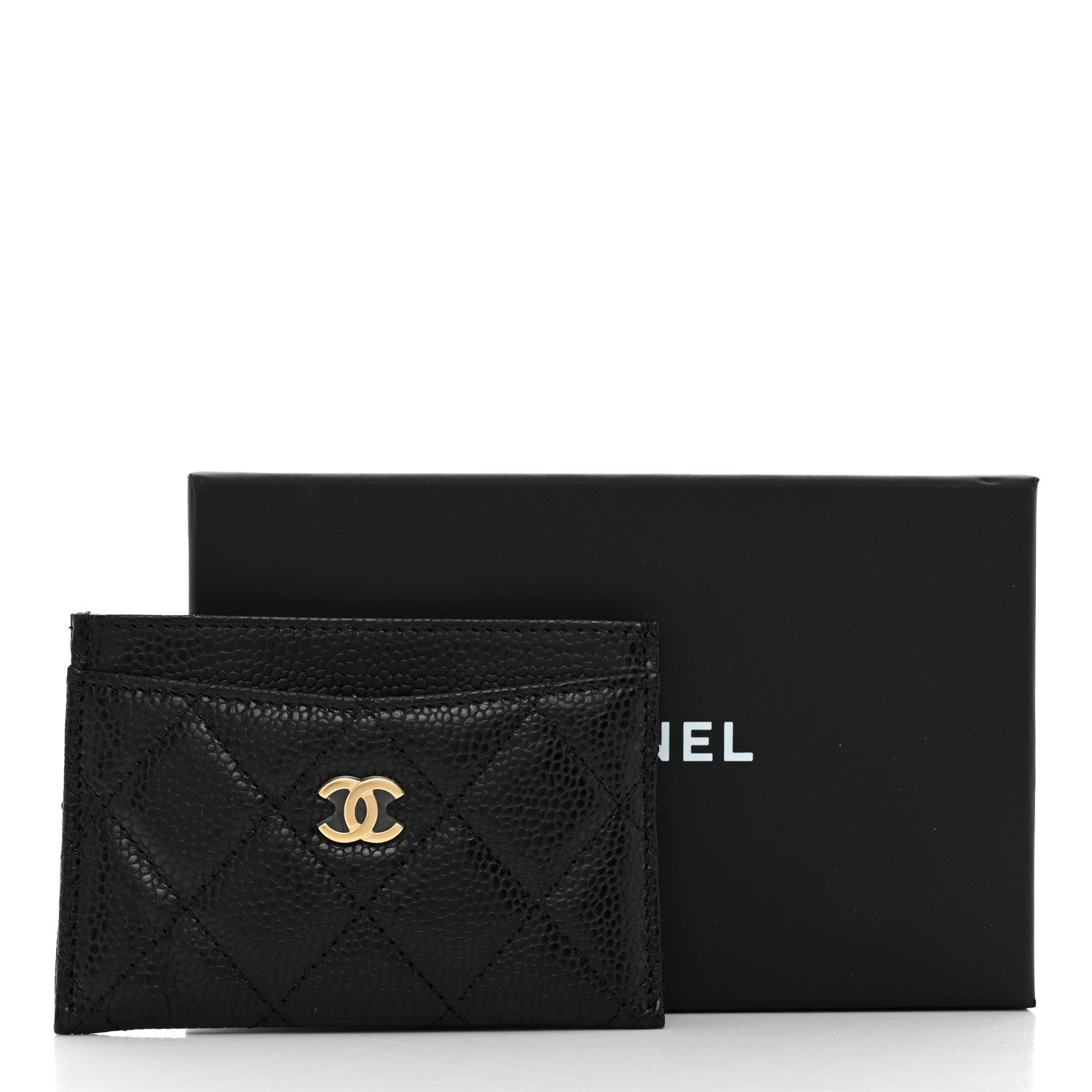 Chanel Caviar Quilted Card Holder Black 9 of 9