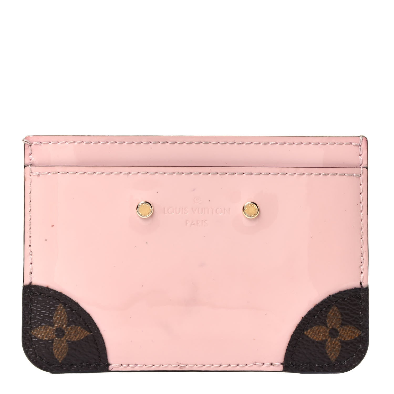 Louis Vuitton Patent Miroir Venice Card Holder Rose Ballerine 1 of 9