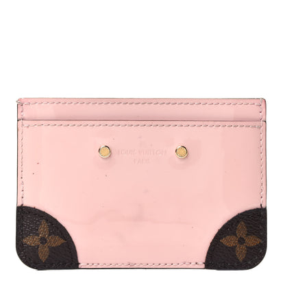 Louis Vuitton Patent Miroir Venice Card Holder Rose Ballerine 1 of 9