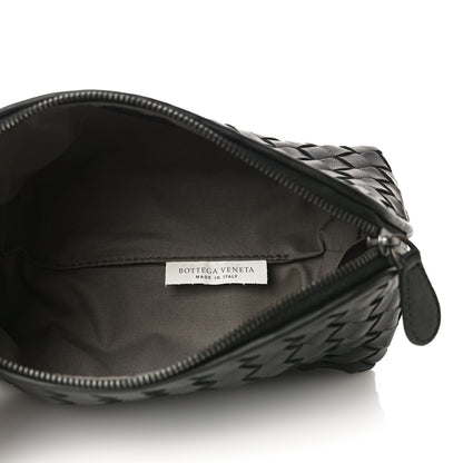 Bottega Veneta Nappa Intrecciato Cosmetic Case Black 5 of 12