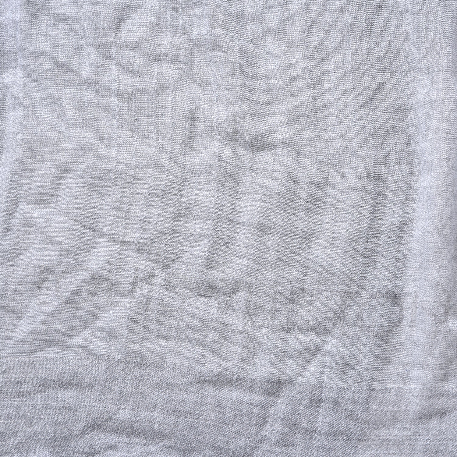Louis Vuitton Cashmere Scarf Gray 3 of 4