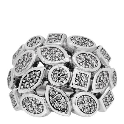David Yurman Sterling Silver Diamond Confetti Ring 60 9 1 of 5
