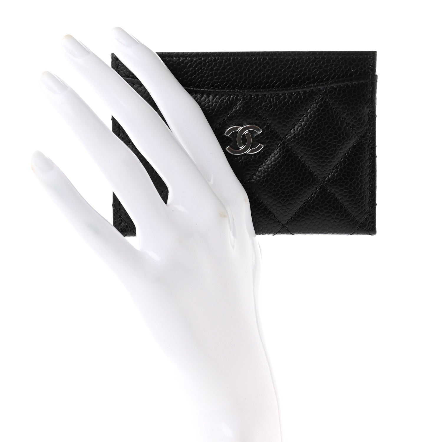 Chanel Caviar Quilted Card Holder Black 2 of 8