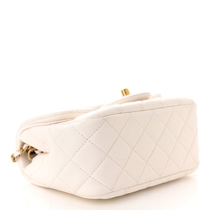 Chanel Lambskin Quilted Mini Pearl Crush Flap White 4 of 10