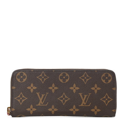 Louis Vuitton Monogram Clemence Wallet Fuchsia 1 of 6
