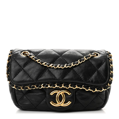 Chanel Calfskin Mini Chain Me Flap Black 1 of 8