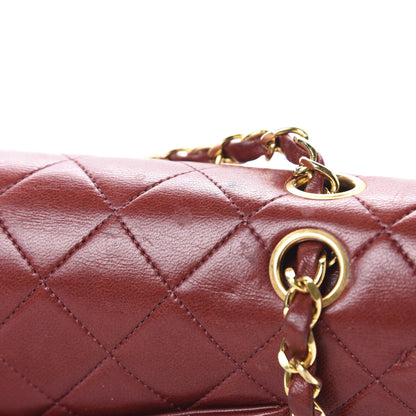 Chanel Lambskin Quilted Small Double Flap Red 16 of 17