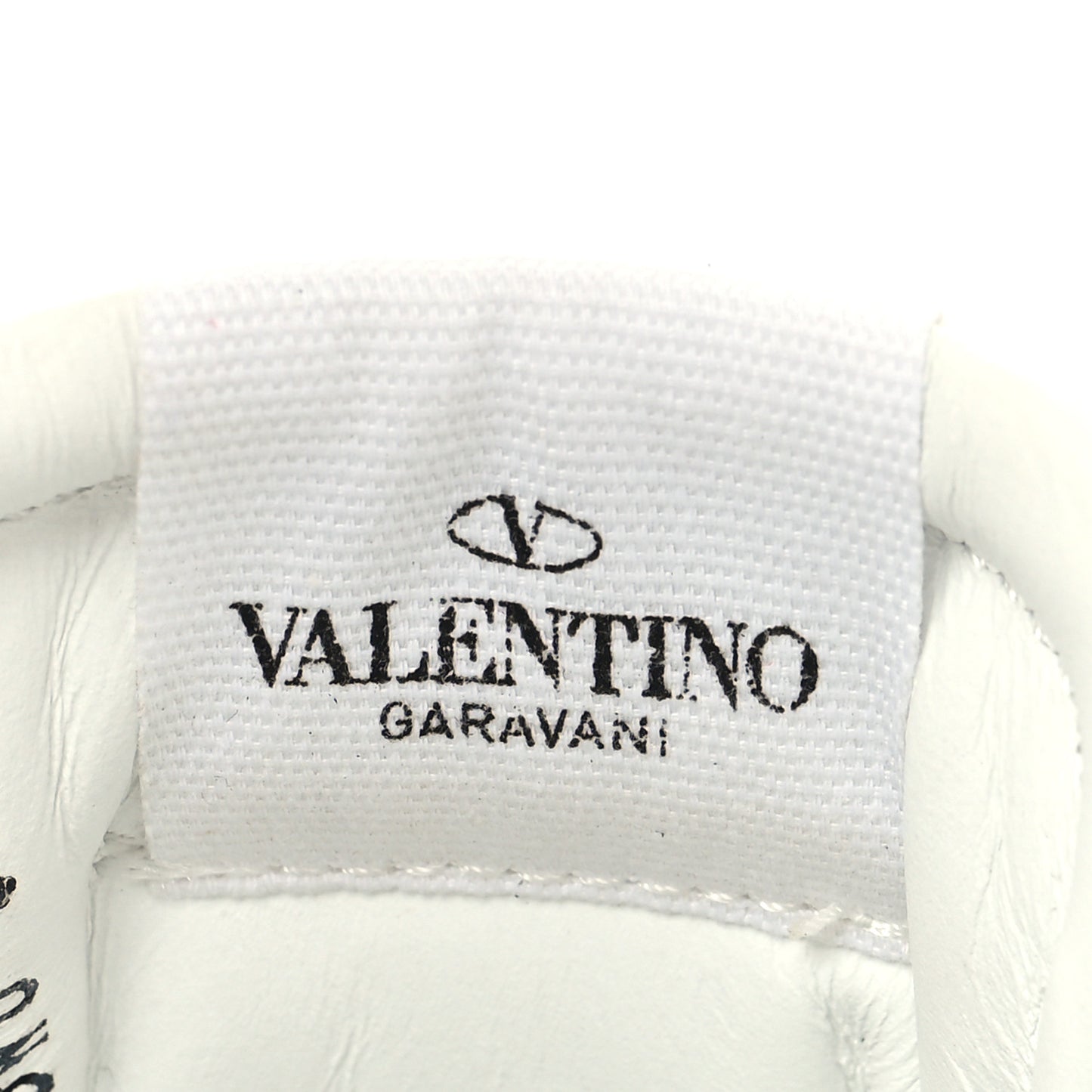 Calfskin Untitled Rockstud Slide Sneakers 38 White