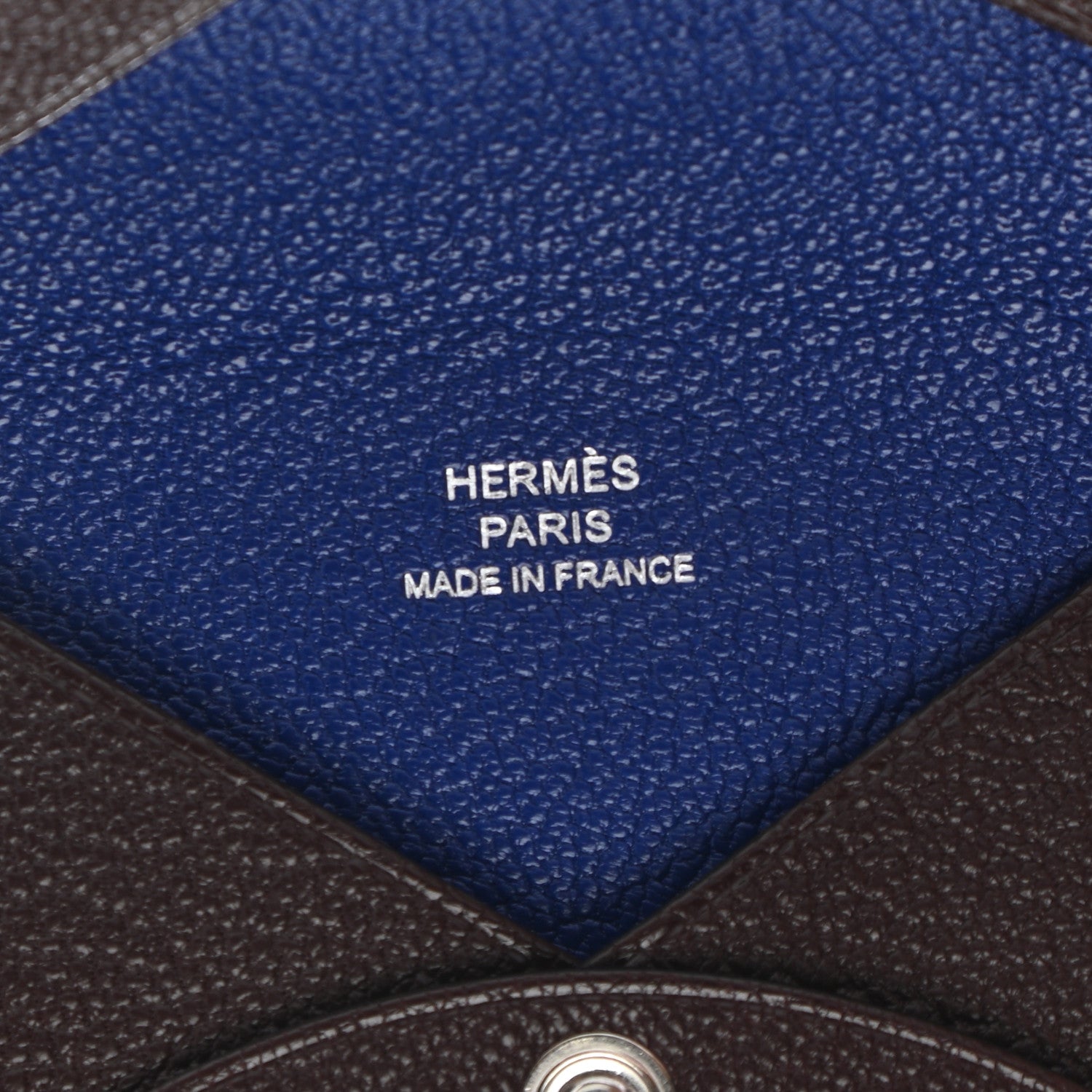 Hermes Chevre Chandra Verso Calvi Card Case Black Saphir 6 of 7