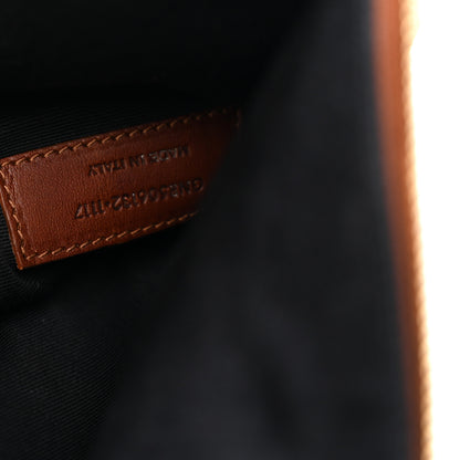 Saint Laurent Linen Calfskin Small Souple Sac De Jour Cognac 7 of 12