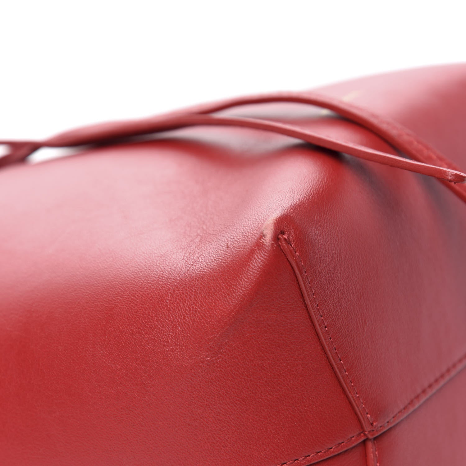 Mansur Gavriel Calfskin Mini Bucket Bag Flamma 8 of 10