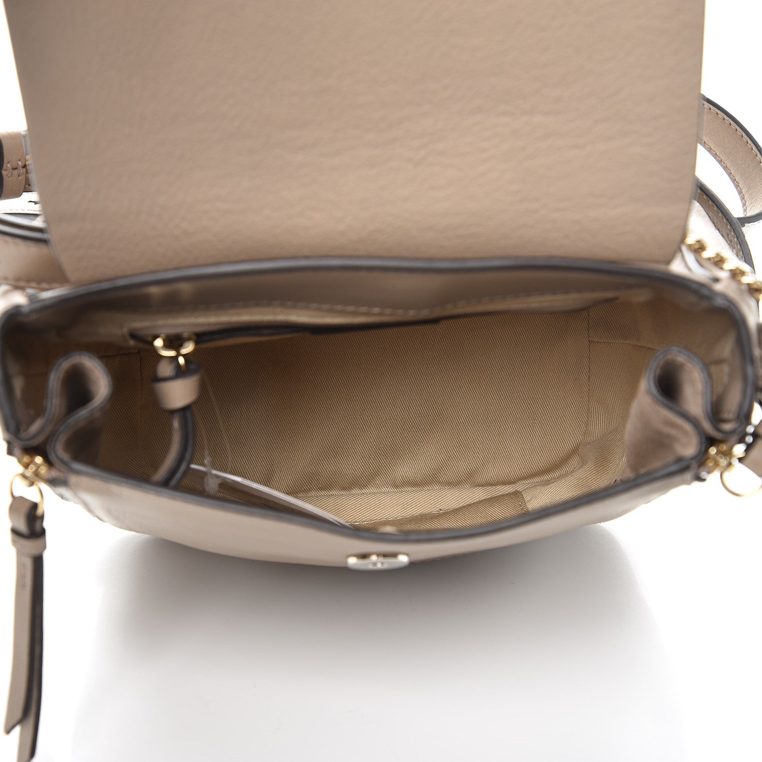 Chloe Suede Calfskin Small Faye Backpack Motty Grey 6 of 9