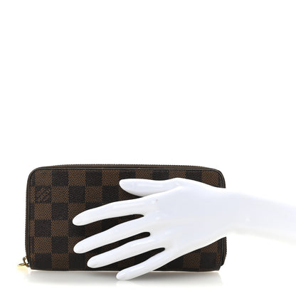 Louis Vuitton Damier Ebene Zippy Wallet 2 of 9