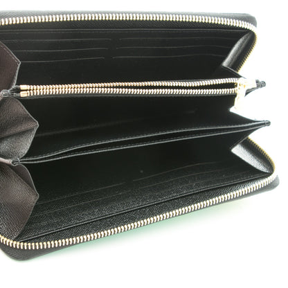 Louis Vuitton Epi Damier Race Zippy Wallet Blue Vert 5 of 7