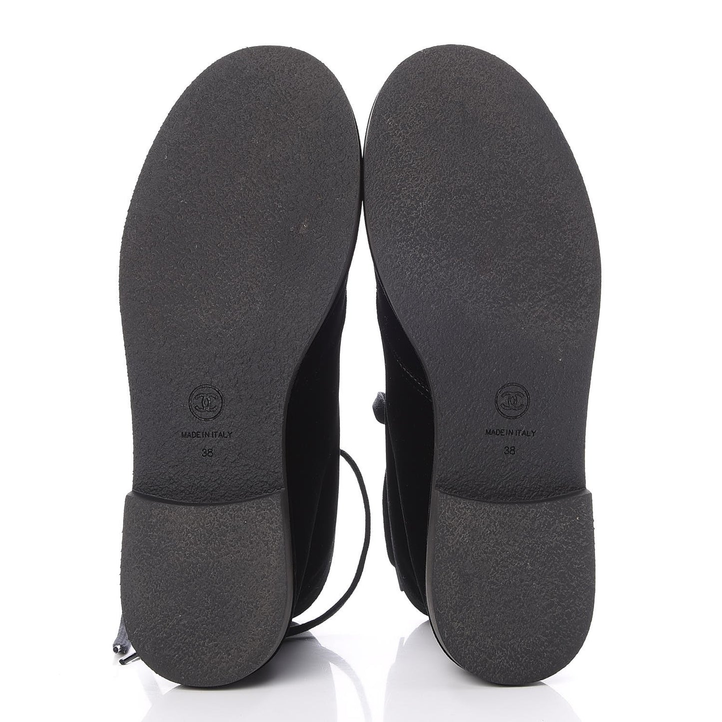 Velvet CC Lace Up Boots 38 Black