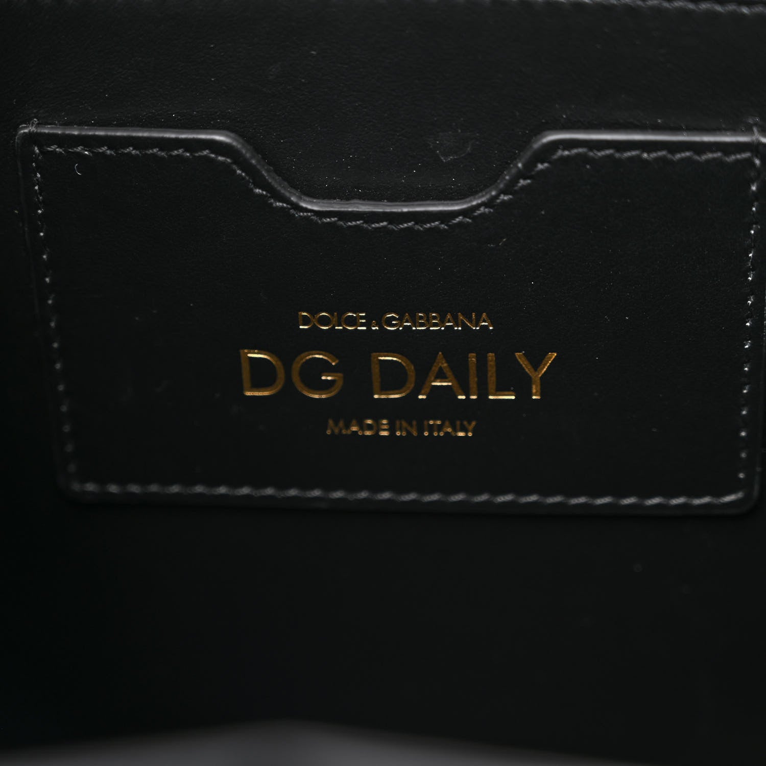 Dolce & Gabbana Calfskin Medium DG Daily Shopper Tote Black 6 of 12