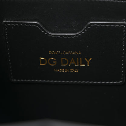 Dolce & Gabbana Calfskin Medium DG Daily Shopper Tote Black 6 of 12
