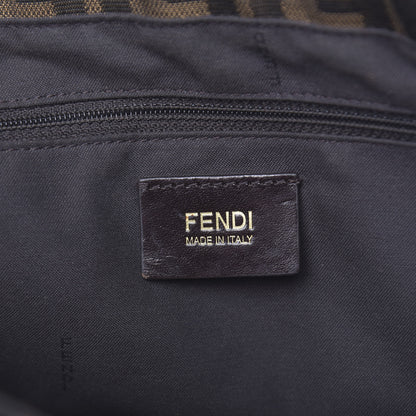 Fendi Zucca Patent Large Mia Shoulder Flap Tobacco 6 of 11