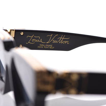 Louis Vuitton Acetate 1.1 Millionaires Sunglasses Z1165W Black 5 of 9